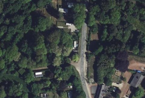 Vue aérienne du Au Camping Roubaisien à Oisy-le-Verger