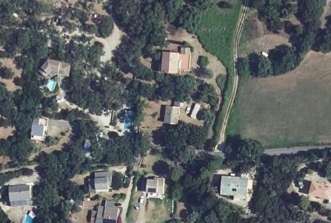 Vue aérienne du Camping a Casaiola à Sisco