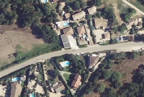 Vue aérienne du Camping a Matonara à Porto-Vecchio