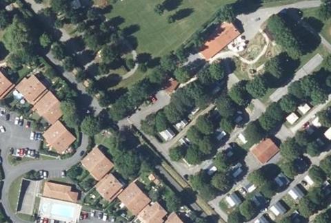 Vue aérienne du Camping Abaya à Hendaye