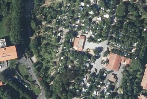 Vue aérienne du Camping Alturan à Hendaye