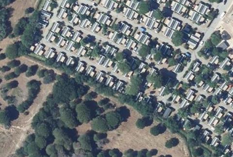 Vue aérienne du Camping Argelès Vacances à Argelès-sur-Mer