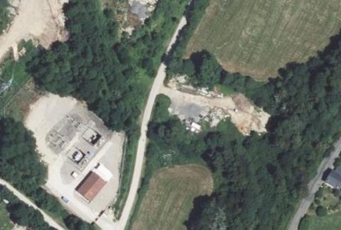 Vue aérienne du Camping au Songe du Valier à Seix