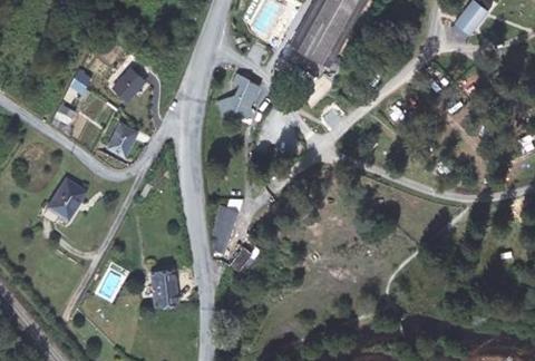 Vue aérienne du Camping aux Portes des Mille Sources à Bugeat