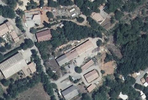 Vue aérienne du Camping aux Vallons à Bauduen