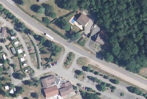 Vue aérienne du Camping Base de Loisirs du Lac de la Moselotte à Saulxures-sur-Moselotte