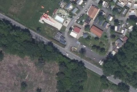 Vue aérienne du Camping Bel Air à Sadirac