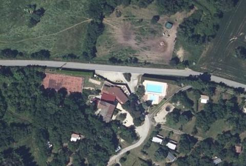 Vue aérienne du Camping Bel’Époque du Pilat à Pélussin