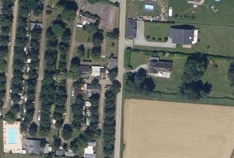 Vue aérienne du Camping Bellevue des Palomières à Bagnères-de-Bigorre