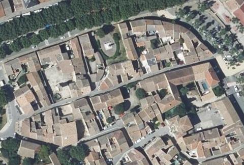 Vue aérienne du Camping Bellevue en Camargue à Aimargues