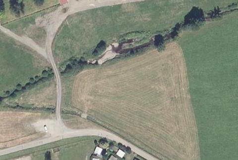 Vue aérienne du Camping Benelux Bâle à Urbès