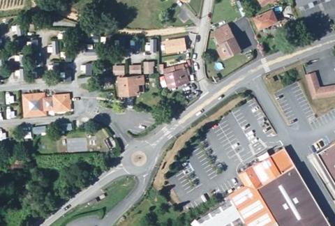 Vue aérienne du Camping Bixta Eder à Cambo-les-Bains