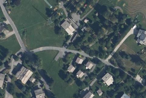 Vue aérienne du Camping Bornand à Demi-Quartier