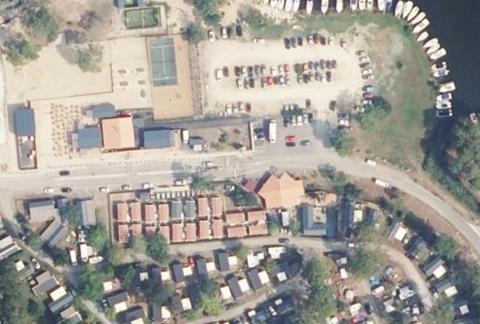 Vue aérienne du Camping Campéole Navarrosse à Biscarrosse