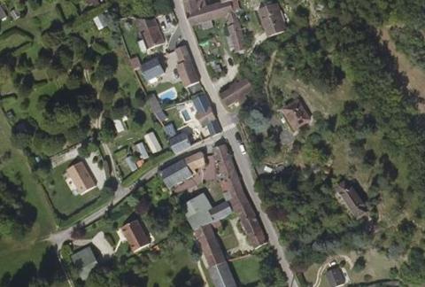 Vue aérienne du Camping Caravaning la Pierre Longue à Boulancourt