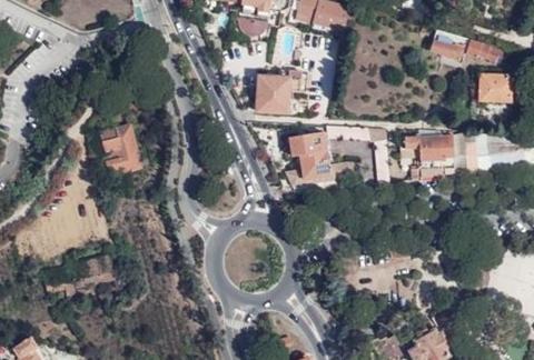 Vue aérienne du Camping Caravaning Saint Clair à Le Lavandou