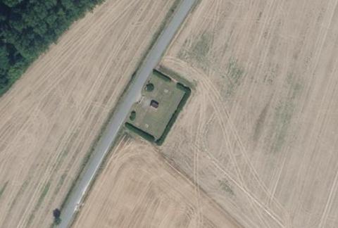 Vue aérienne du Camping Castel le Domaine de Drancourt à Estrébœuf