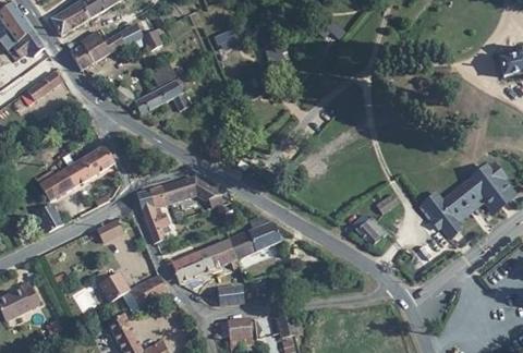 Vue aérienne du Camping Château des Marais à Muides-sur-Loire