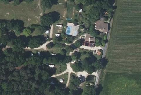 Vue aérienne du Camping Chez Gendron à Saint-Palais