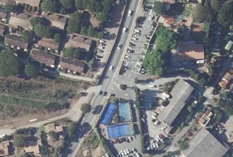 Vue aérienne du Camping Club Colombier à Fréjus