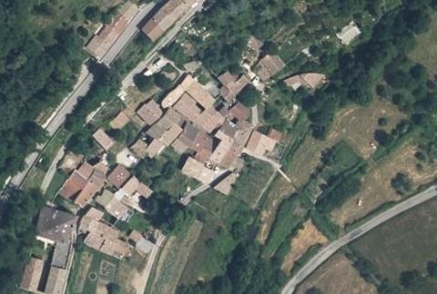 Vue aérienne du Camping Coeur d’Ardèche à Saint-Vincent-de-Durfort