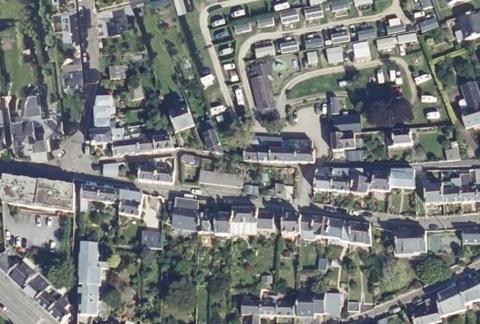 Vue aérienne du Camping Croas-Men à Douarnenez