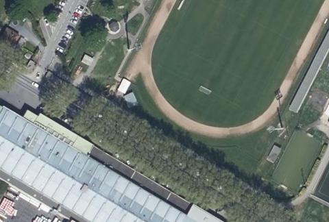 Vue aérienne du Camping d’Épernay à Épernay