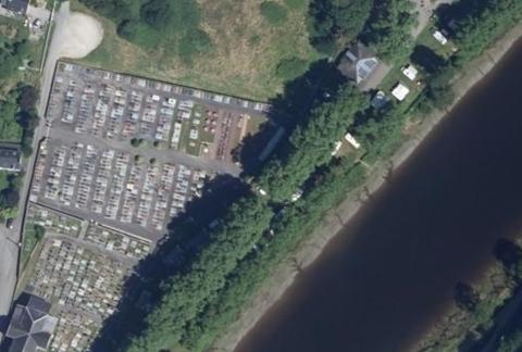 Vue aérienne du Camping d’Hennebont à Hennebont