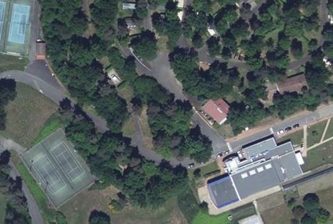 Vue aérienne du Camping d’Hurongues à Pomeys