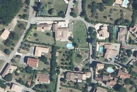 Vue aérienne du Camping de Beaussement à Chauzon