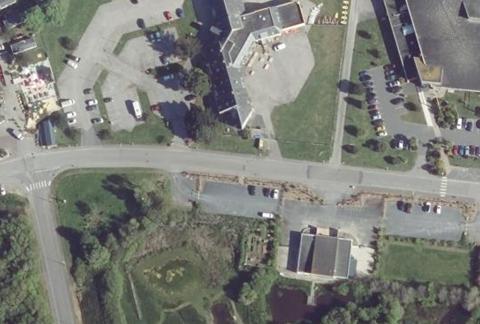 Vue aérienne du Camping de Collignon à Tourlaville
