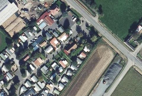 Vue aérienne du Camping de Fremont à Serques