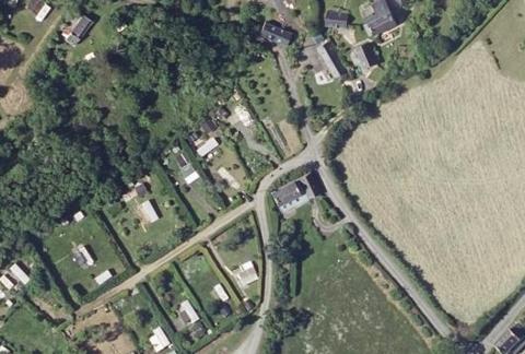 Vue aérienne du Camping de Gouelet Ker à Logonna-Daoulas