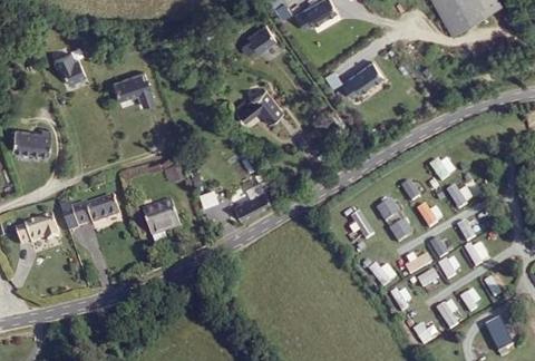 Vue aérienne du Camping de Keraeren à Névez