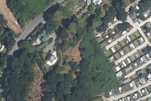 Vue aérienne du Camping de Kerdual à Trébeurden