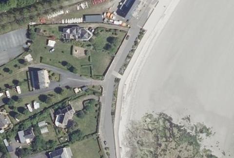 Vue aérienne du Camping de Kergall à Loctudy