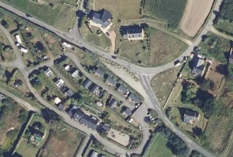 Vue aérienne du Camping de Kersiny-Plage à Plouhinec