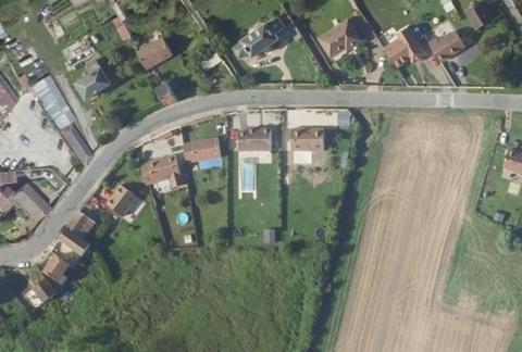 Vue aérienne du Camping de l’Ancien Moulin à Acy-en-Multien
