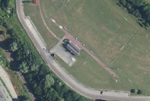 Vue aérienne du Camping de l’Étang à Incheville
