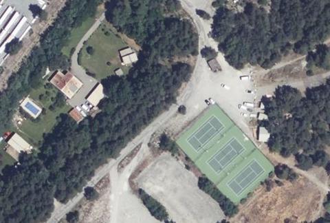 Vue aérienne du Camping de l’Iscle de Prelles à Saint-Martin-de-Queyrières