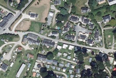 Vue aérienne du Camping de l’Océan à Le Palais