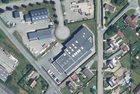 Vue aérienne du Camping de l’Orival à Les Grandes-Ventes