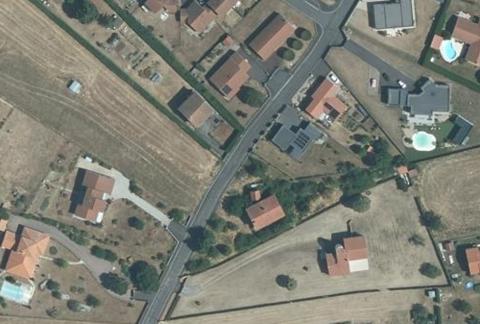 Vue aérienne du Camping de la Bagéasse à Brioude