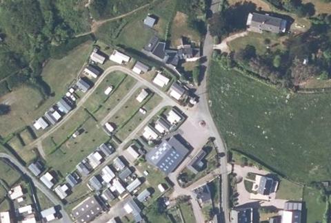 Vue aérienne du Camping de la Baie à Saint-Cast-le-Guildo