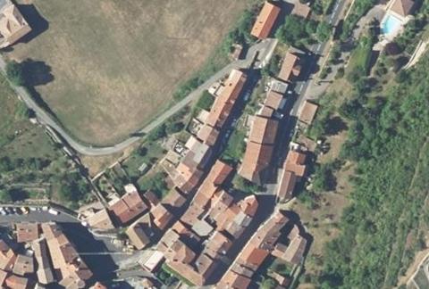Vue aérienne du Camping de la Base Nautique à Saint-Rome-de-Tarn
