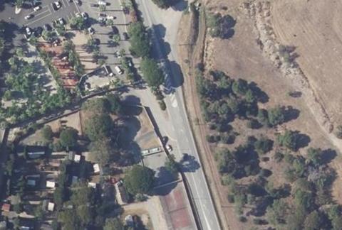 Vue aérienne du Camping de la Baume à Fréjus