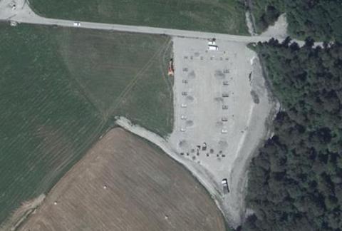 Vue aérienne du Camping de la Blanche à Seyne