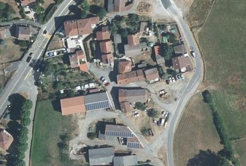 Vue aérienne du Camping de la Camargue à Bas-en-Basset