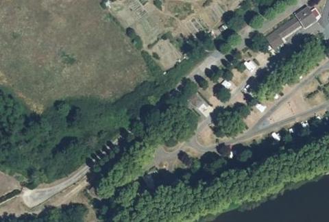 Vue aérienne du Camping de la Chevrette à Digoin