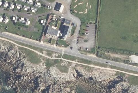 Vue aérienne du Camping de la Côte Sauvage à Le Croisic
